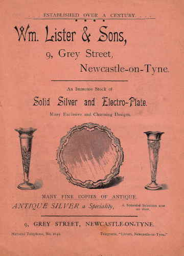 Lister & Sons,  advertisement