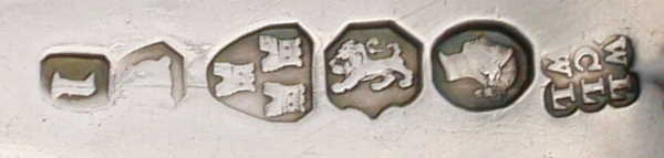 William Lister, Newcastle hallmark, date 1823