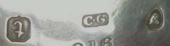 C.G mark, Charles Gibson, London 1834