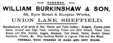 William Burkinshaw & Son - Sheffield
