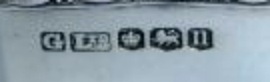 G  Ltd into two squares mark, Gladwin Ltd, Sheffield 1930