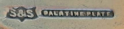 Stephenson & Sons - Manchester & Sheffield: PALATINE PLATE trademark