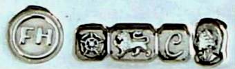 F H into a circle mark, Francis Howard Ltd, Sheffield 1977