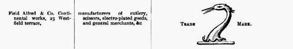 Alfred Field & Co, Sheffield: figural trademark
