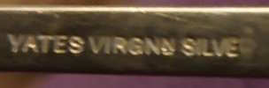 John Yates & Sons, Birmingham: Virginian Silver trademark