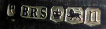 P BRS mark, Pinder Brothers, Sheffield 1930 P BRS mark, Pinder Brothers, Sheffield 1930