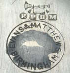 Evans & Matthews - Birmingham: retailer of James Dixon & Sons