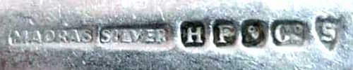 Harrison Fisher & Co Sheffield: MADRAS SILVER trademark