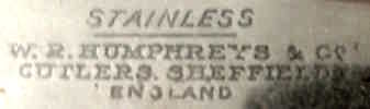 W.R. Humpreys & Co, Sheffield