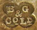 BG over &a over C0 Ld into a quatrefoil mark, Boardman, Glossop & Co Ltd, Birmingham 1902