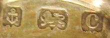 BG over &a over C0 Ld into a quatrefoil mark, Boardman, Glossop & Co Ltd, Birmingham 1902