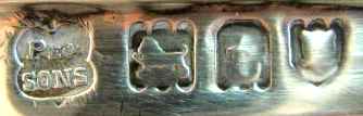 Pe & over SONS mark, Pearce & Sons, London 1911