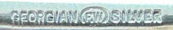 Frederick Whitehouse - Birmingham: GEORGIAN SILVER trademark