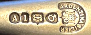Joseph Gilbert - Birmingham: Argentina Silver trademark