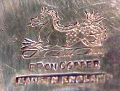 EP ON COPPER under a marine monster unidentified