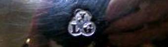 J over LG into a trefoil mark, John Le Gallais -Jersey maker-, London 1850