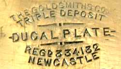 The Northern Goldsmiths - Newcastle upon Tyne: trademark DUCAL PLATE