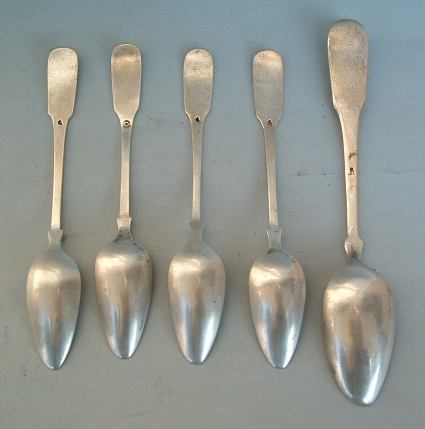 Italian  silver spoons