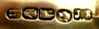 JS into a shield mark, John Smyth or Smith, Dublin 1853