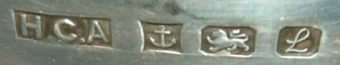 H.C.A. mark, not identified, Birmingham 1985