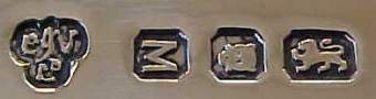 CJV over Ld in script into a trefoil mark, C J Vander Ltd, London 1947