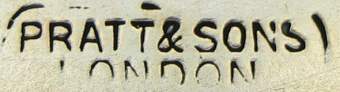 T.P into an oval mark, Thomas Pratt, London 1883