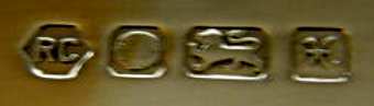 RC into a hexagon mark, R. Carr Ltd, Sheffield 1997