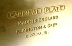 Cardinal Plate by Elkington & Co. Ltd - Birmingham