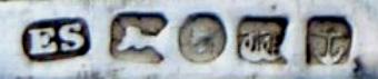 ES mark, Edward Smith, Birmingham 1843