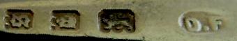 D.F into an oval mark, Josiah Williams & Co -David Landsborough Fullerton- , London 1933