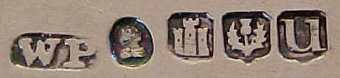 WP into an oval mark, William Scott Peat or William Pirrie, Edinburgh 1826