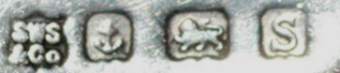 SWS over & Co into a shield mark, S W Smith & Co  , Birmingham 1942
