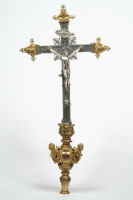 processional cross with Kingdom of Naples pseudo hallmarks
