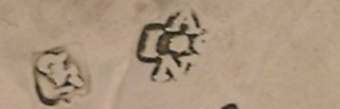 A over I.S over N into a quatrefoil mark, not identified, London 1764