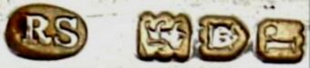 RS into an oval mark, Robert Stebbings , London 1912
