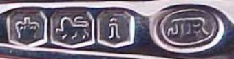 JR into an oval  mark, John Round & Son Ltd -Joseph Ridge- , Sheffield 1926