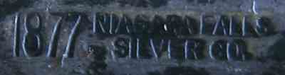 Niagara Falls 1877 Silver Co: a trademark of Oneida Silversmiths