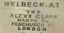 The Alex Clark Manufacturing Co - London