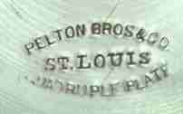 Pelton Bros. Silver Plate Co. - St. Louis MO 
