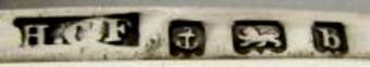 H.C.F  mark, Henry Charles Freeman, Birmingham 1902