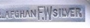 Frederick Whitehouse - Afghan Silver - Birmingham