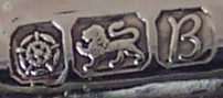 HB into a lozenge mark, Harrison Brothers - possibly -,Sheffield 1976