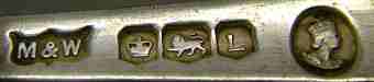 M&W mark, Mappin & Webb, Sheffield 1953 M&W mark, Mappin & Webb, Sheffield 1953