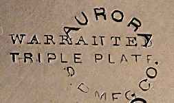 Aurora Silver Plate Co. - Aurora IL: 1869-1875
