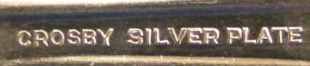 Crosby: retail mark used by A. Cohen & Sons Crosby: retail mark used by A. Cohen & Sons