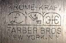 Farber Bros - New York, NY: trademark KROME-KRAFT