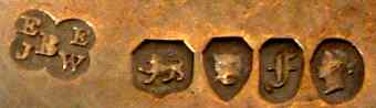 E E over B over J W mark, Edward, Edward Jnr., John and W. Barnard,, Birmingham 1841