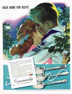 Back Home For Keeps: Oneida Community 1943-1945  advertising campaign