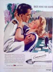 Back Home For Keeps: Oneida Community 1943-1945  advertising campaign