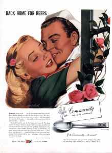 Back Home For Keeps: Oneida Community 1943-1945  advertising campaign